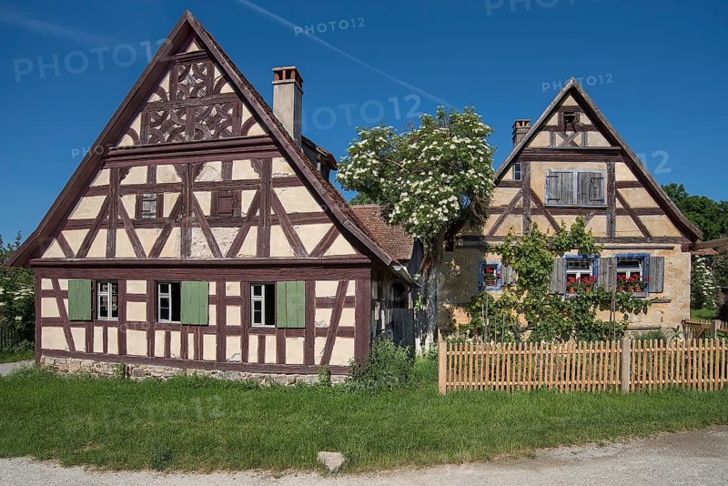 Houses of small farmers