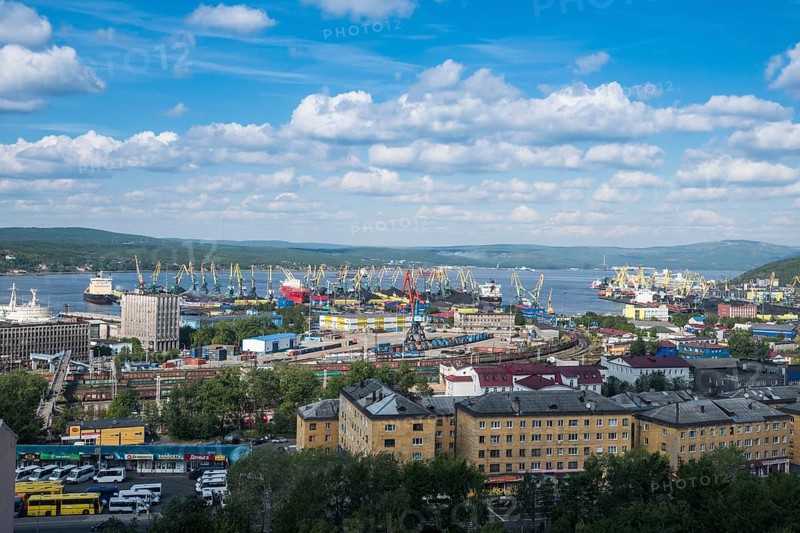 Overlook over Murmansk