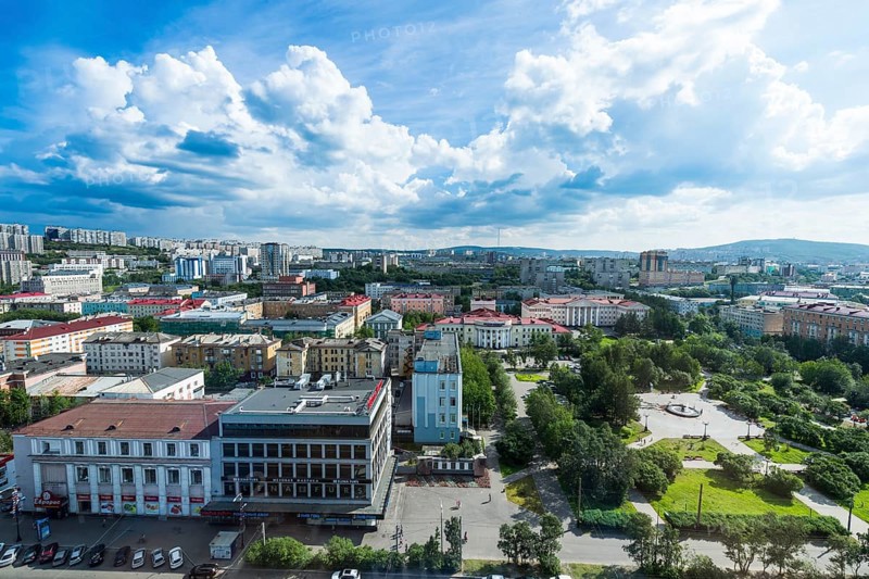 Overlook over Murmansk
