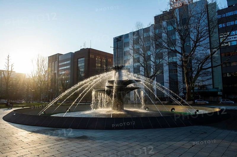 Fountain in the Odori park