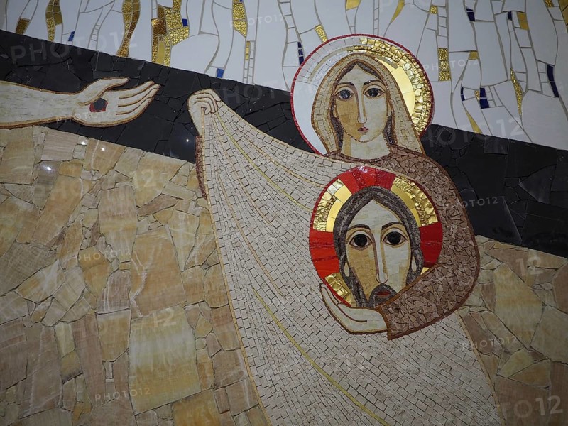 Mosaic in the Basilica of San Pio di Pietrelcina
