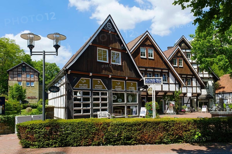 Half-timbered houses at Karl Molke Platz