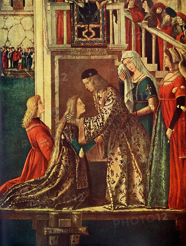 Farewell of Ursula and Prince Hereo by King Maurus