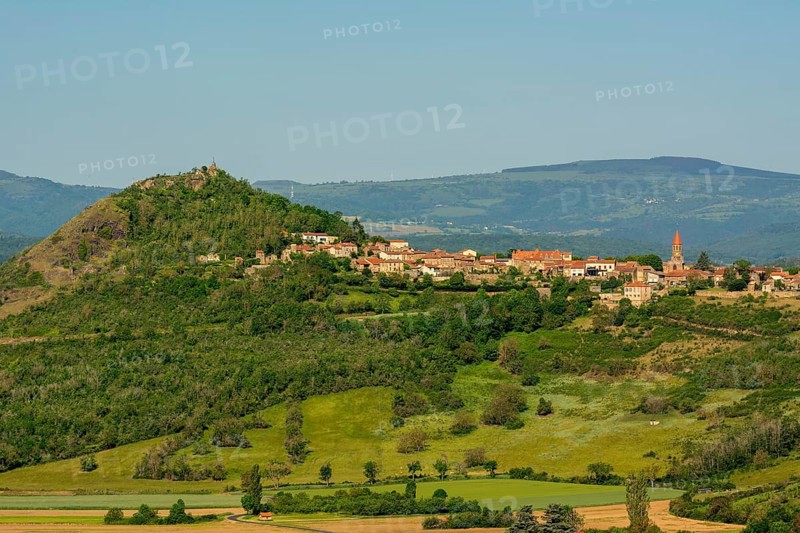 View of the village of Nonette near the town of Issoire