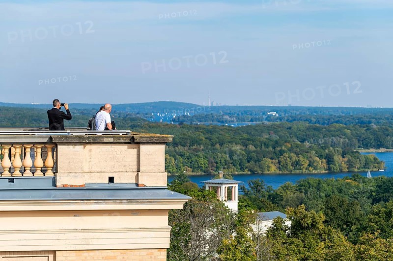 Viewing platform in the Belvedere on the Pfingstberg