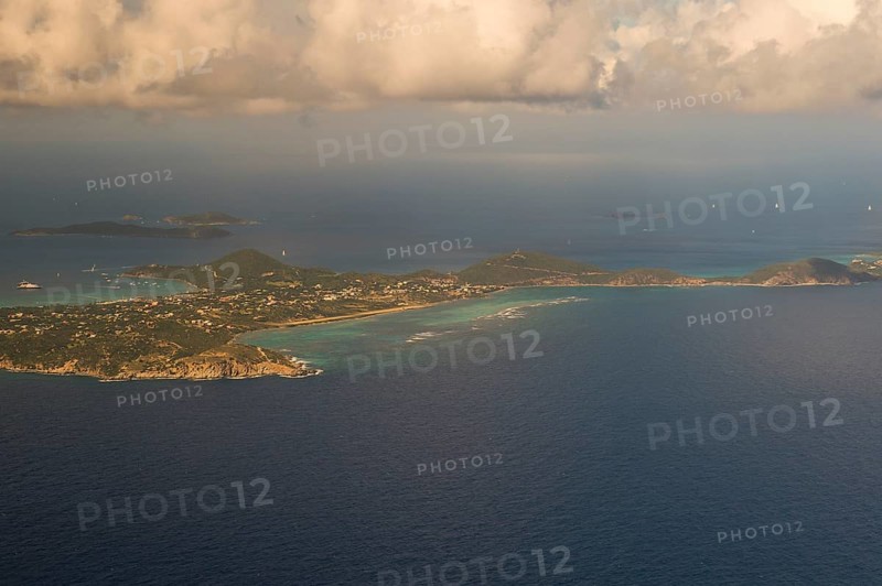 Aerial of Virgin Gorda