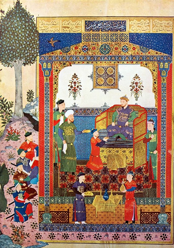 Miniature from the King's Book (Shahname) by the poet Firdausi 1429 Tehran