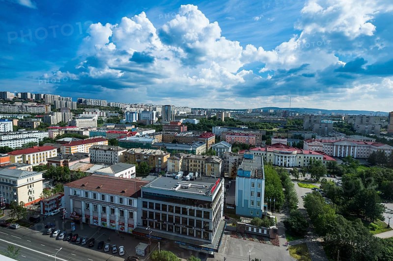Overlook over Murmansk