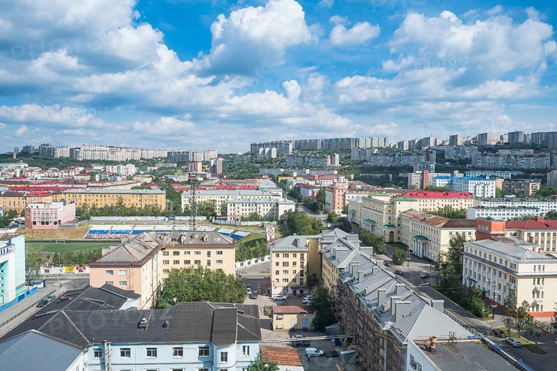 Overlook over Murmansk