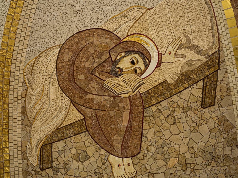 Mosaic in the Basilica of San Pio di Pietrelcina