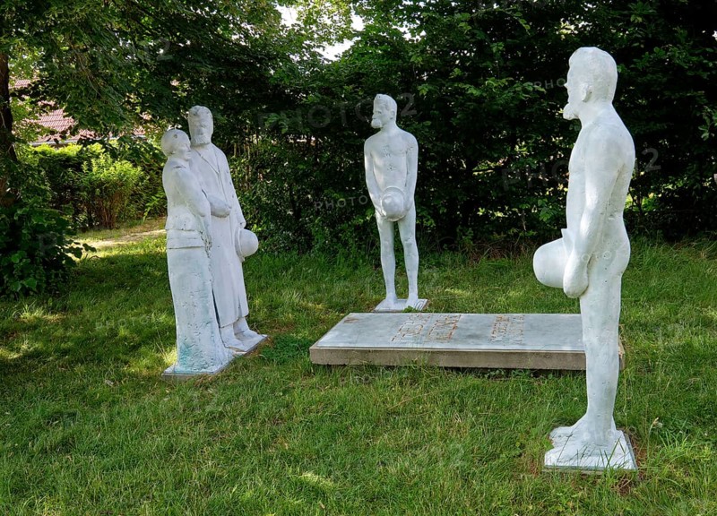 Sculpture group Roeckener Bacchanal by Klaus Friedrich Messerschmidt