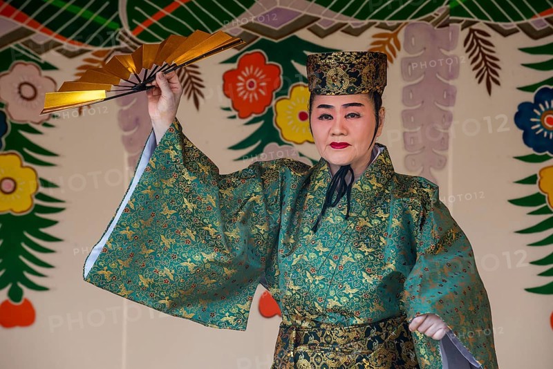 Traditional dressed dancer