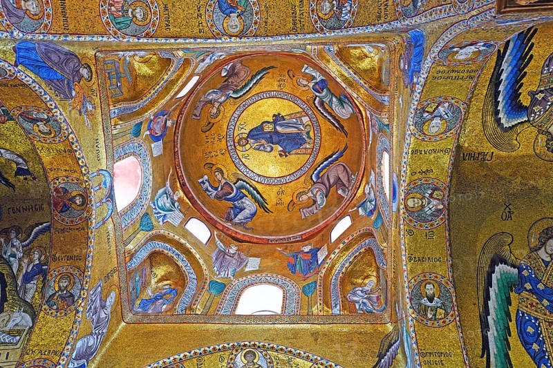 Magnificent ceiling paintings of the Chiesa di Santa Maria dell'Ammiraglio