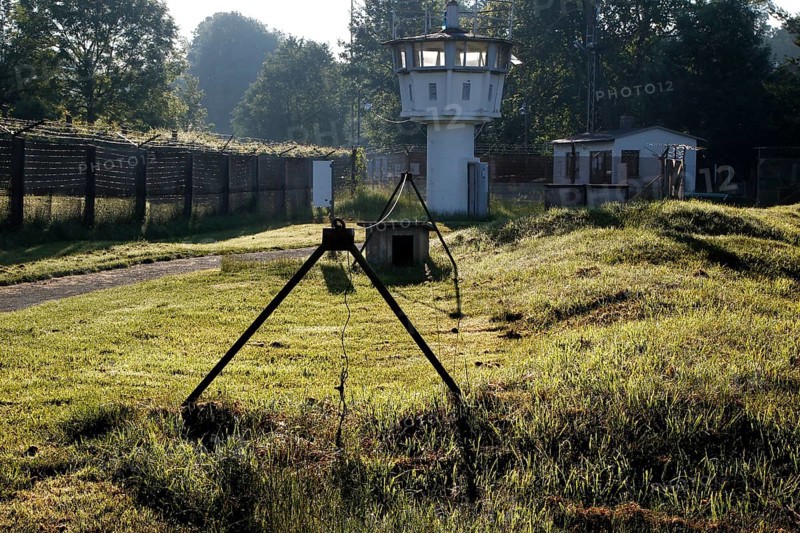 Observation tower of the border troops of the GDR