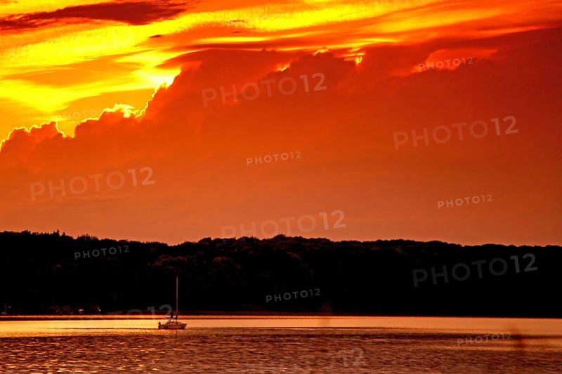 Sunset at the Ratzeburger Lake