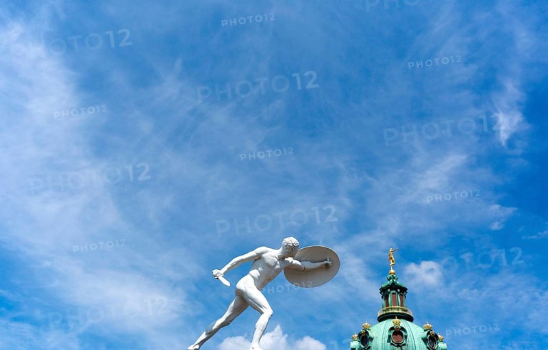 Warrior statue from the south portal of Charlottenburg Palace