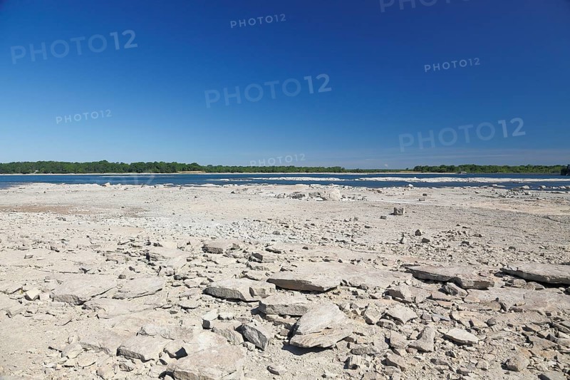 River at low level