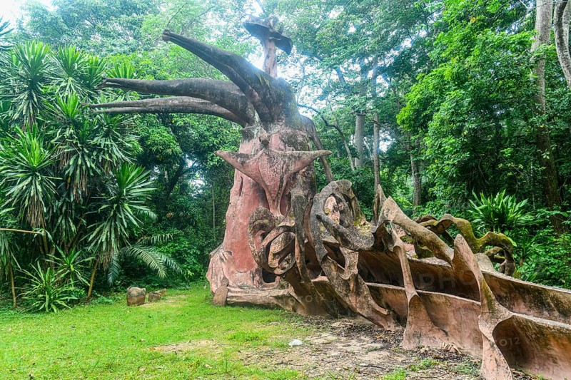 Voodoo scultpures in the Unesco site Osun-Osogbo Sacred Grove