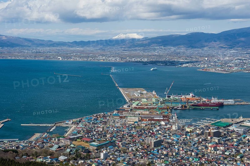 Outlook over Hakodate from Mount Hakodate