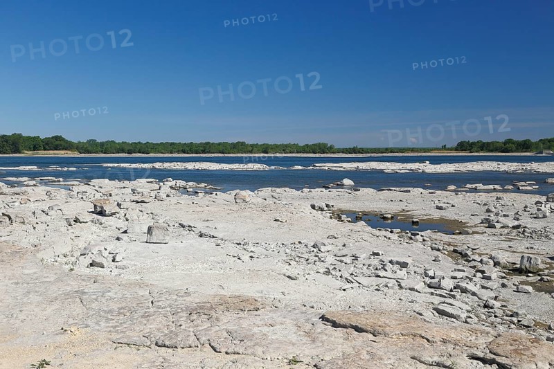 River at low level