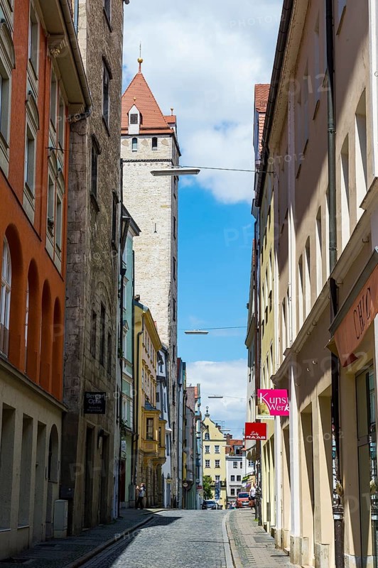 Medieval patrician houses in the Unesco world heritage sight
