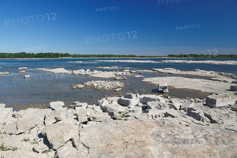 River at low level