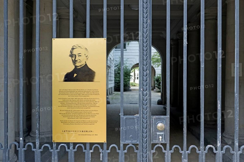 Entrance gate to the Lette Verein Berlin