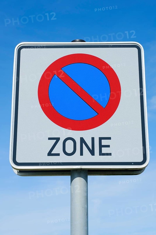 No stopping zone