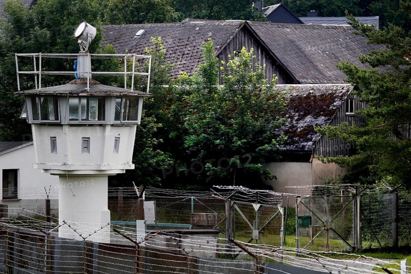 Observation tower of the border troops of the GDR