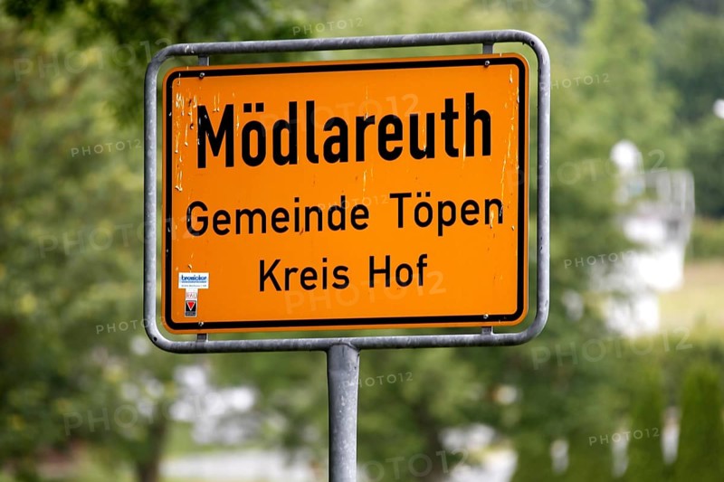 Place-name sign Moedlareuth