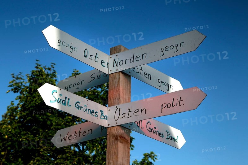 German Unity Sculpture Park at the former Henneberg-Eussenhausen border crossing
