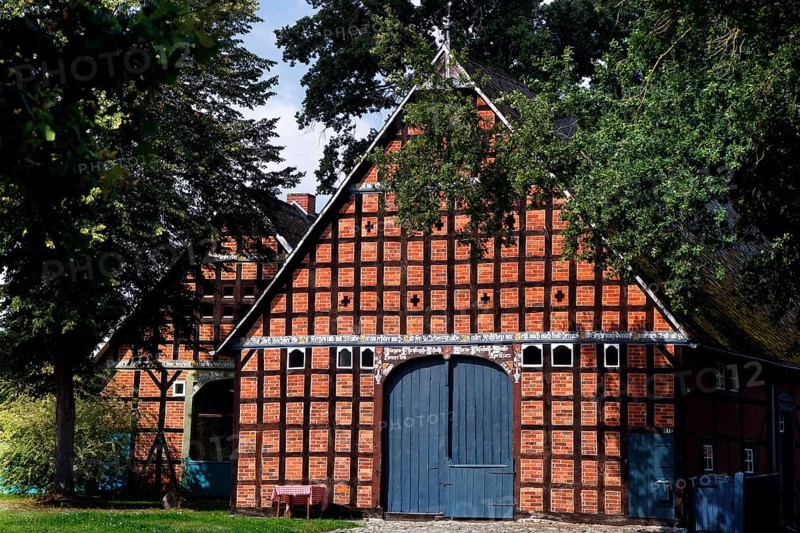 Half-timbered building
