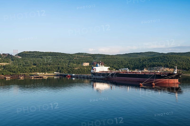 Oil tanker in Kola bay