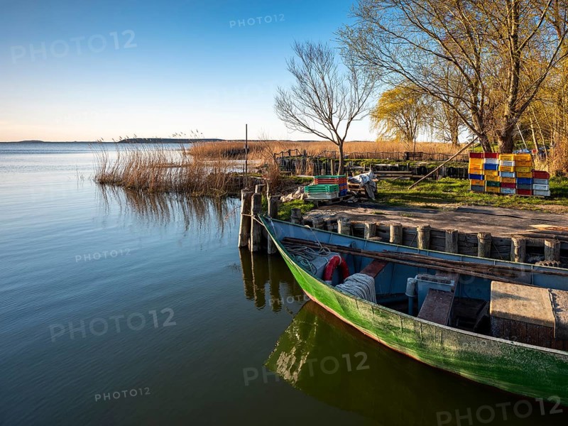 Small fishing port on the Peenestrom