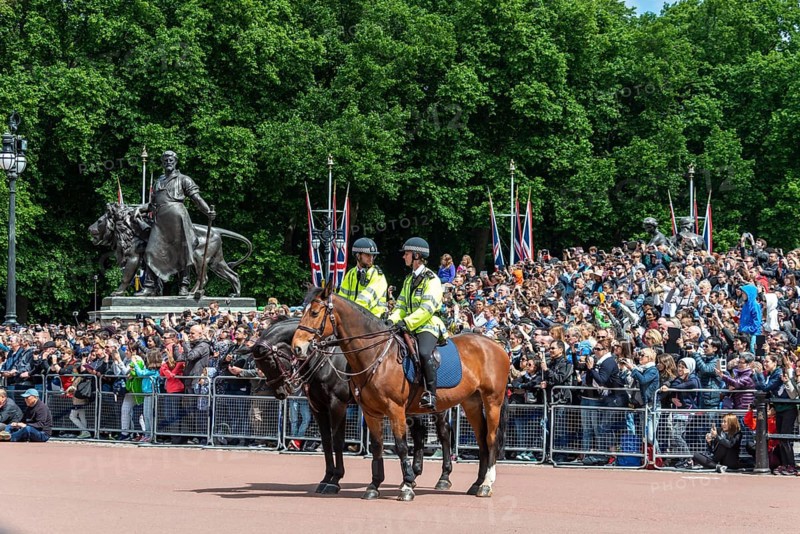 Two policemen on horseback