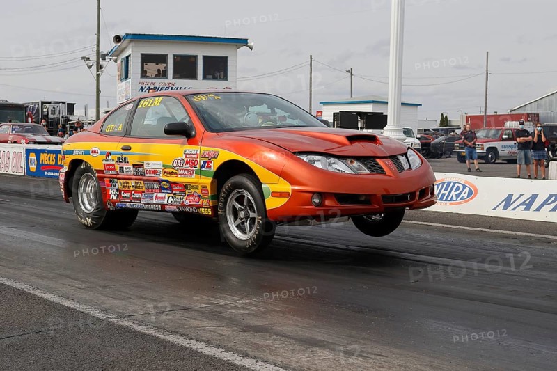 Jump start of a race car