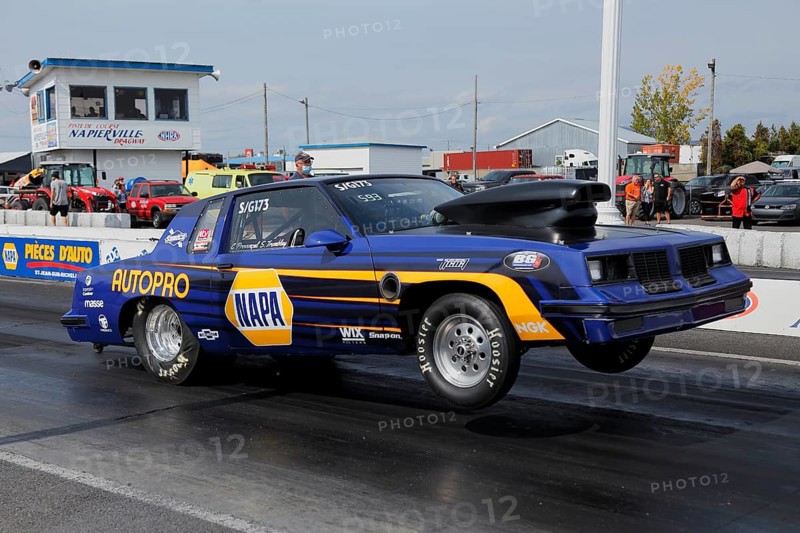 Jump start of a race car
