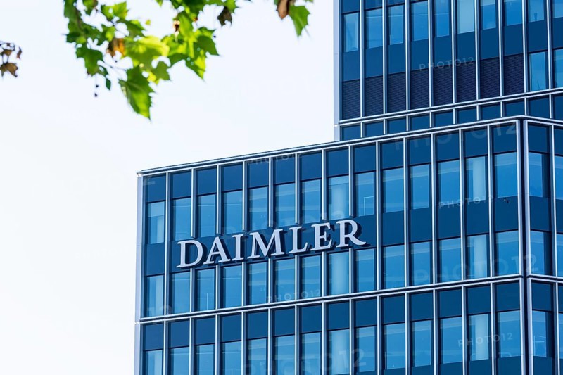 Lettering on facade