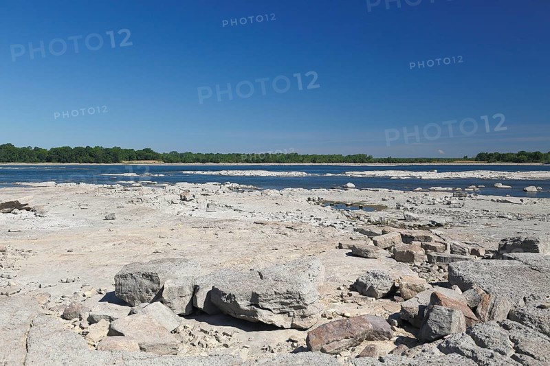 River at low level
