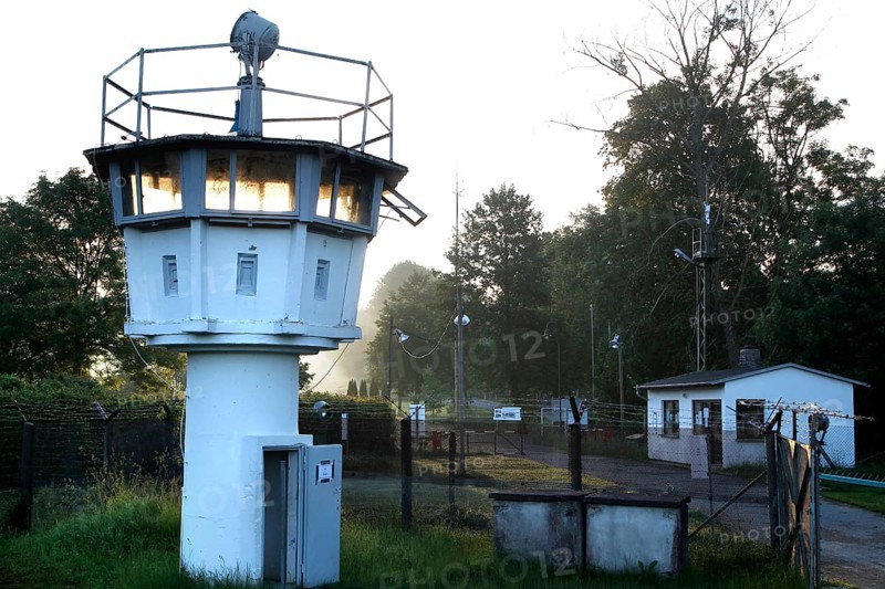 Observation tower of the border troops of the GDR