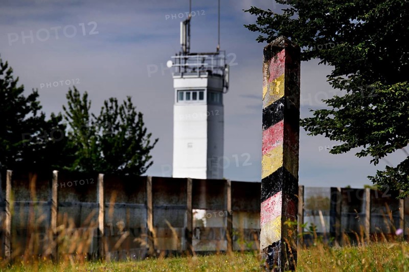 View from Ponit Alpha of the former German-German border