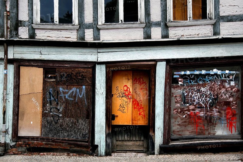 Abandoned shop in the Altmark