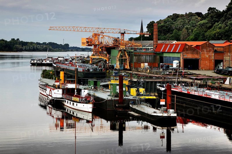 Shipyard in the Lower Town of Lauenburg