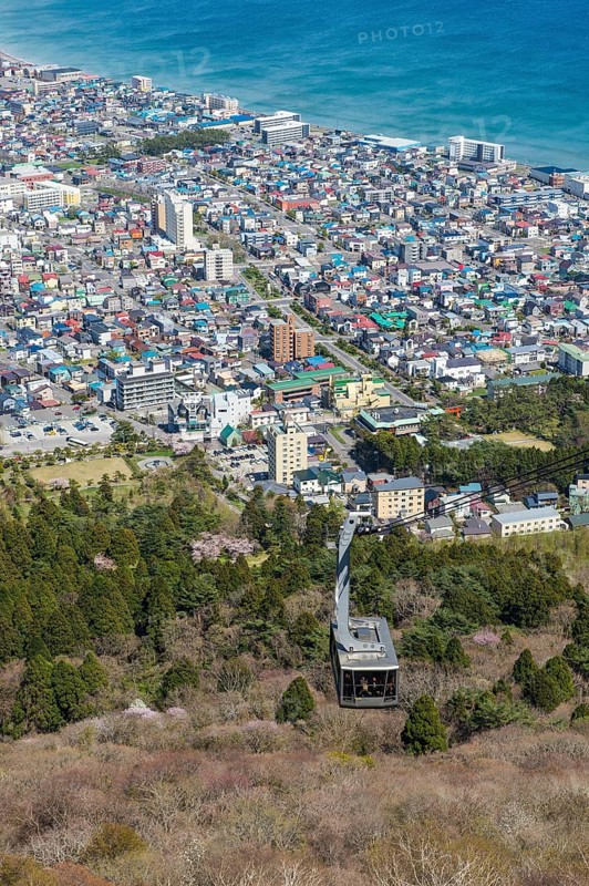 Outlook over Hakodate from Mount Hakodate