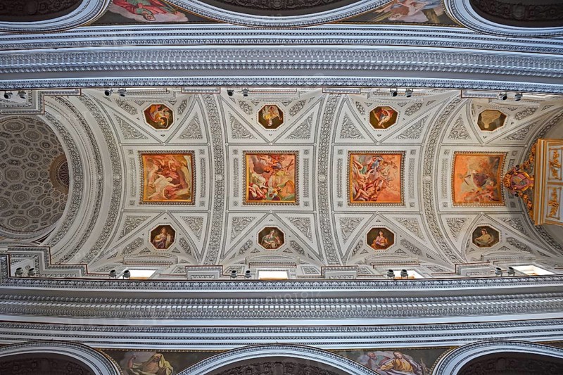 Ceiling painting of the Chiesa San Martino