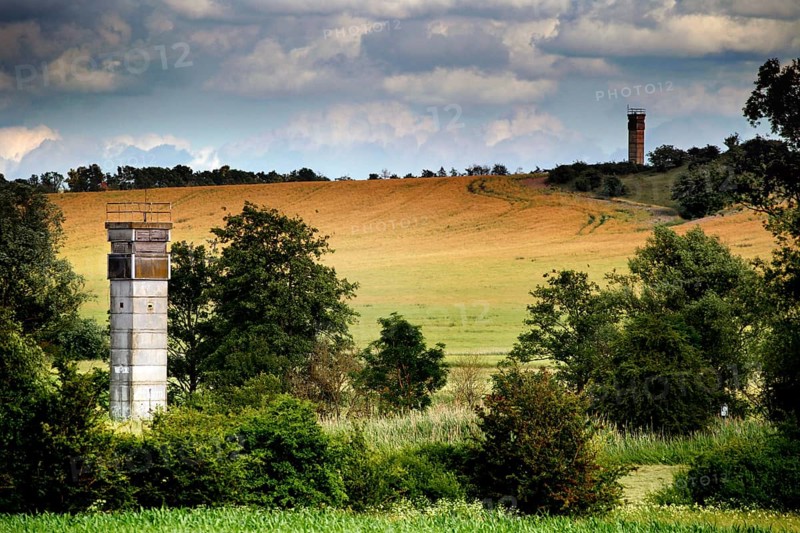 Observation towers of the GDR border troops