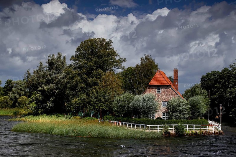 Mouth of the Wakenitz into the Ratzeburger See