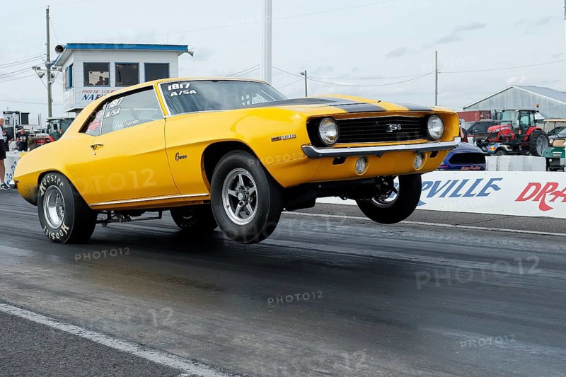 Jump start of a race car