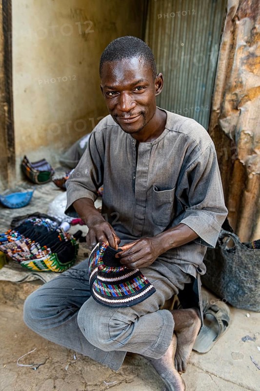 Man in the bazaar