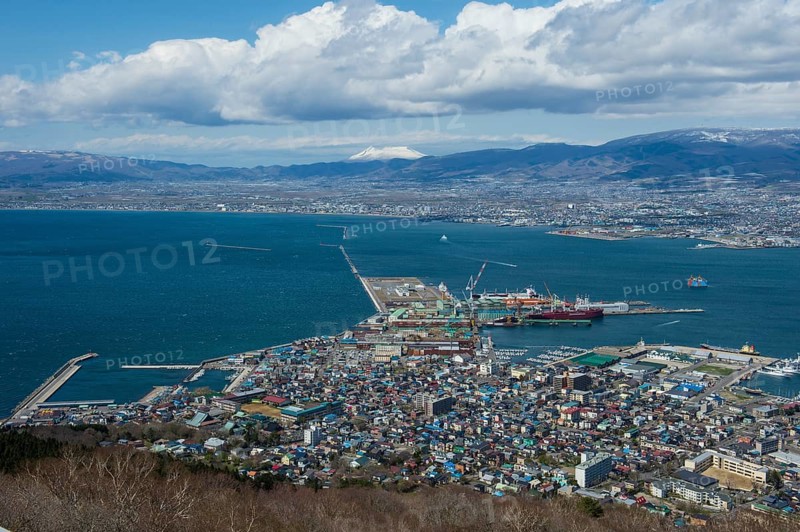 Outlook over Hakodate from Mount Hakodate